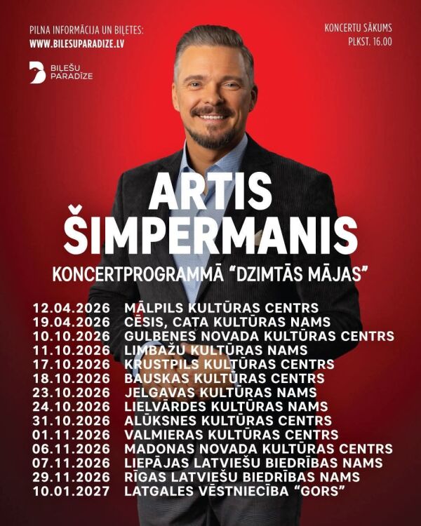 ARTIS &Scaron;IMPERMANIS koncertprogramma &ldquo;DZIMTĀS MĀJAS&rdquo;