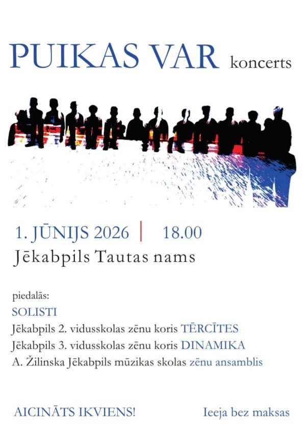  Jauno talantu koncerts &ldquo;PUIKAS VAR!"