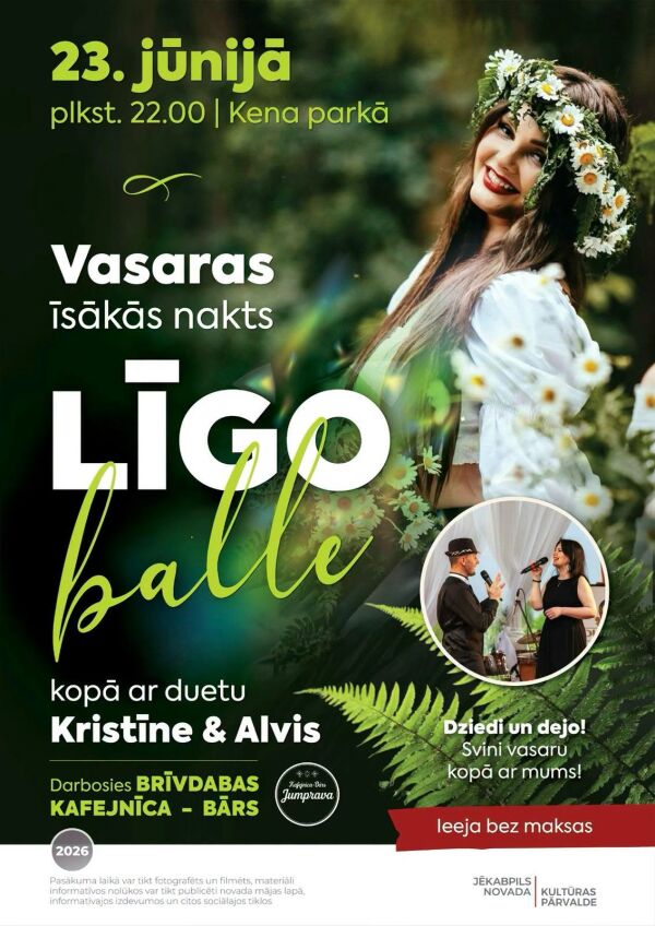Līgo balle Jēkabpils Kena parkā