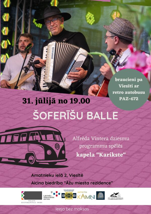 "&Scaron;oferī&scaron;u balle" Āžu miesta rezidencē Viesītē