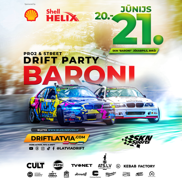 LATVIJOS DRIFTO SEZONAS 2026