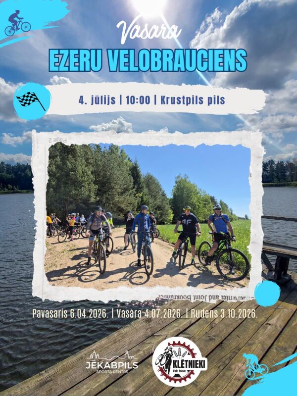 Velobrauciens apkārt ezeriem 