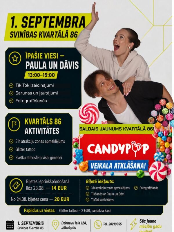 1. SEPTEMBRA SVINĪBAS KVARTĀLĀ 86