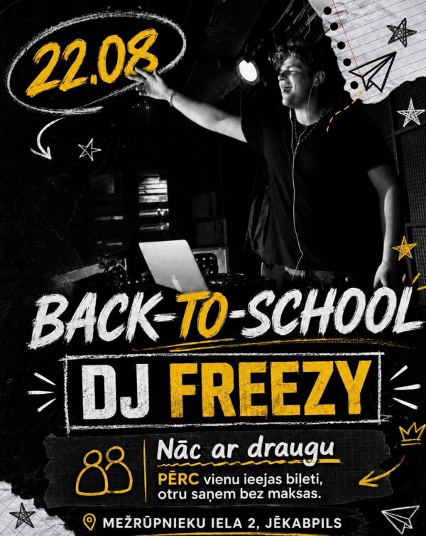 BACK-TO-SCHOOL PARTY NAKTSKLUBĀ GREEN HAVEN