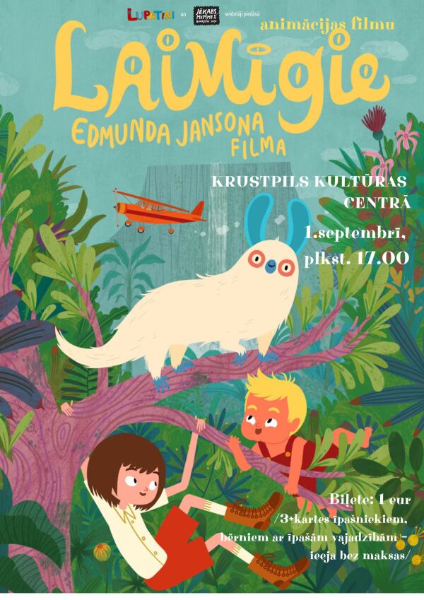 Animācijas filma &ldquo;Laimīgie&rdquo; Krustpils kultūras centrā