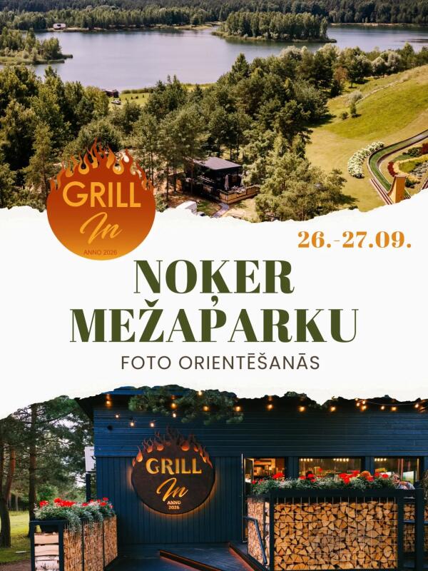 Grill In Foto orientē&scaron;anās "Noķer Mežaparku!" 