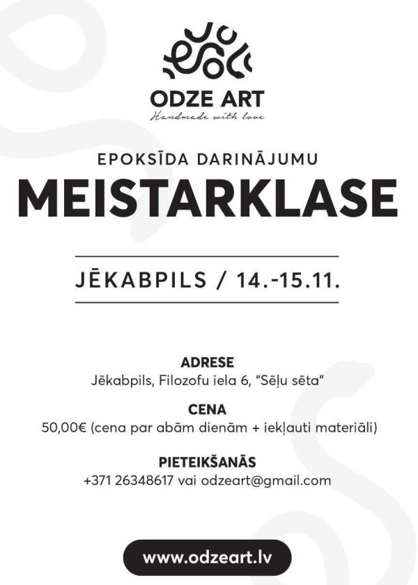 Epoksīda sveķu darbnīca "Sēļu sētā"