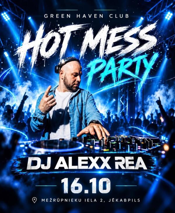 HOT MESS PARTY NAKTSKLUBĀ GREEN HAVEN