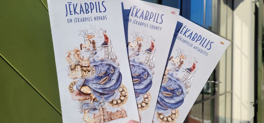Pieejama atjaunotā Jēkabpils un Jēkabpils novada tūrisma karte