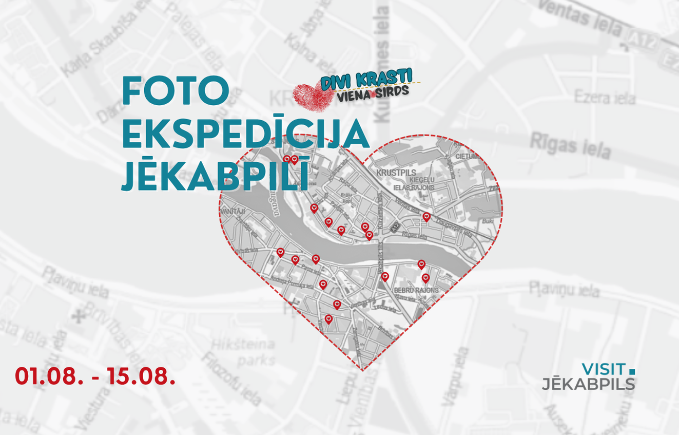 Dodies aizraujošā vasaras foto ekspedīcijā pa Jēkabpili!